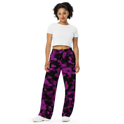 black-violet-camouflage-hose-mit-weitem-bein-hose-mit-weitem-bein-jlr-design-1 - JLR Design