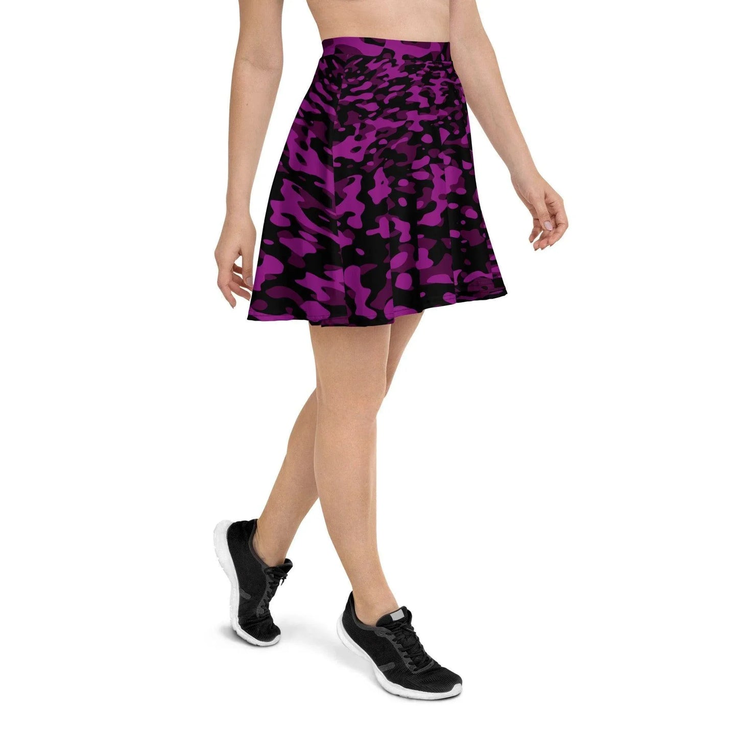black-violet-camouflage-skater-rock-or-dark-purple-camo-or-a-linie-mit-uv-schutz-upf-50-and-nachhaltigem-material-skater-rock-jlr-design-1 - JLR Design