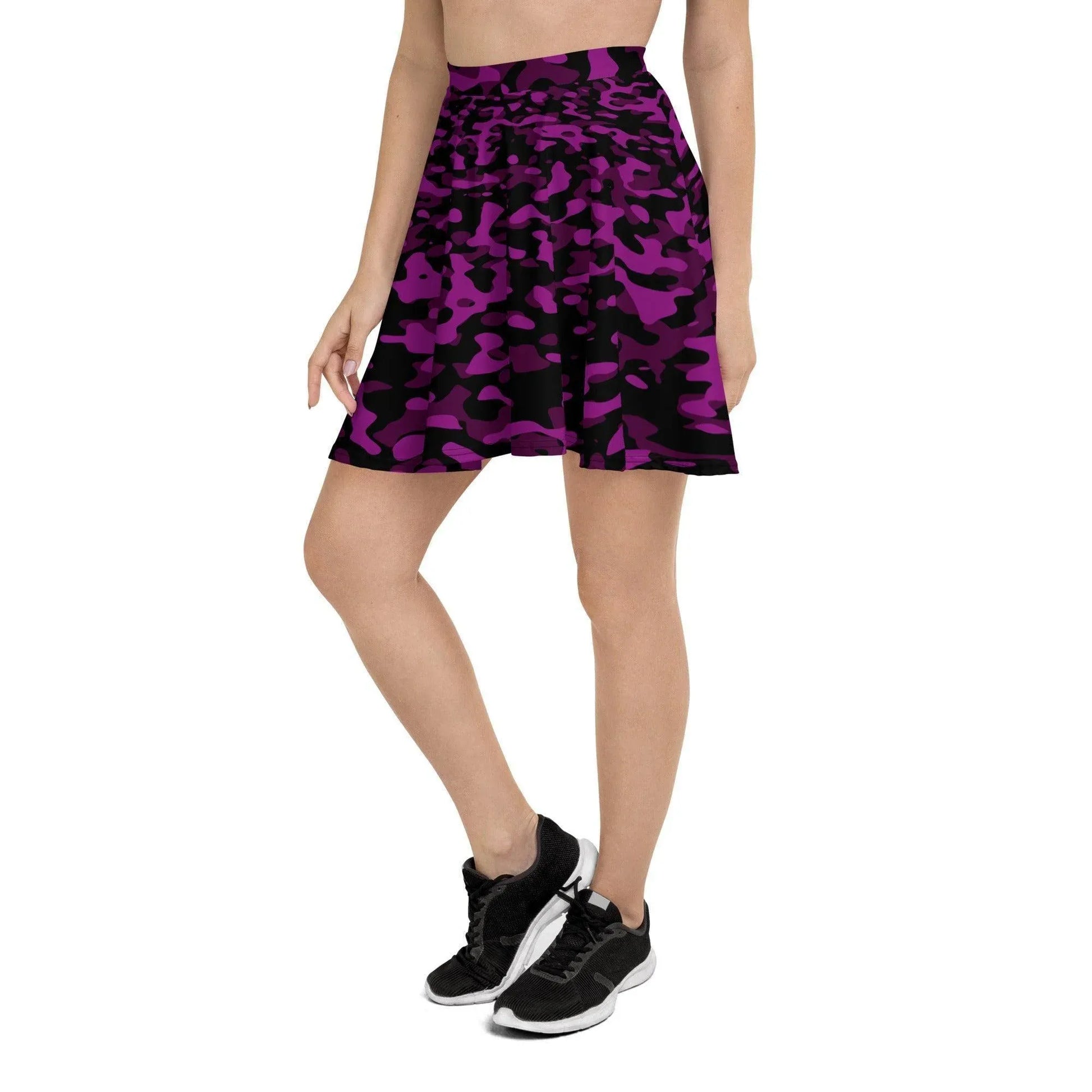 black-violet-camouflage-skater-rock-or-dark-purple-camo-or-a-linie-mit-uv-schutz-upf-50-and-nachhaltigem-material-skater-rock-jlr-design-4 - JLR Design