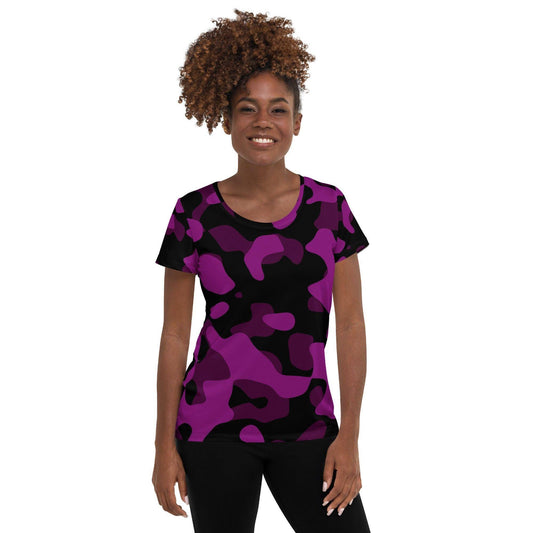 black-violet-camouflage-sport-t-shirt-fur-damen-sport-t-shirt-jlr-design-1 - JLR Design