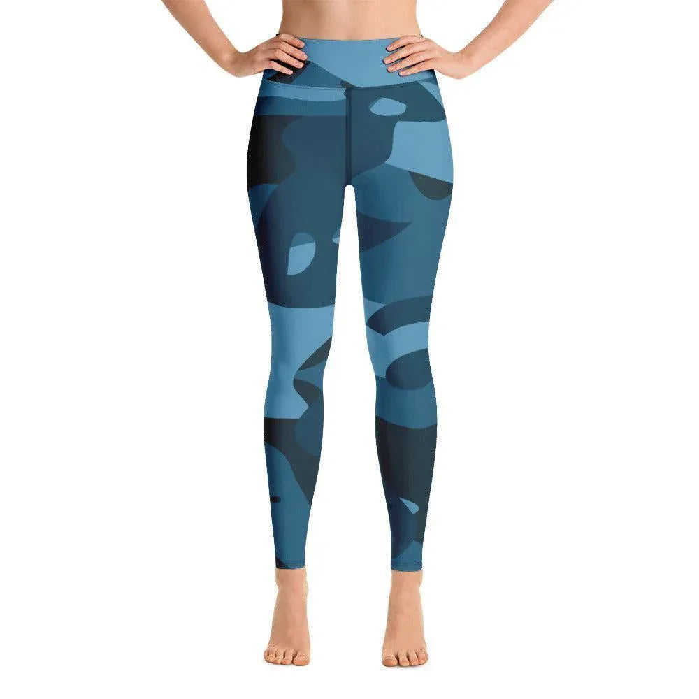 blau-camouflage-damen-yoga-leggings-yoga-leggings-jlr-design-1 - JLR Design