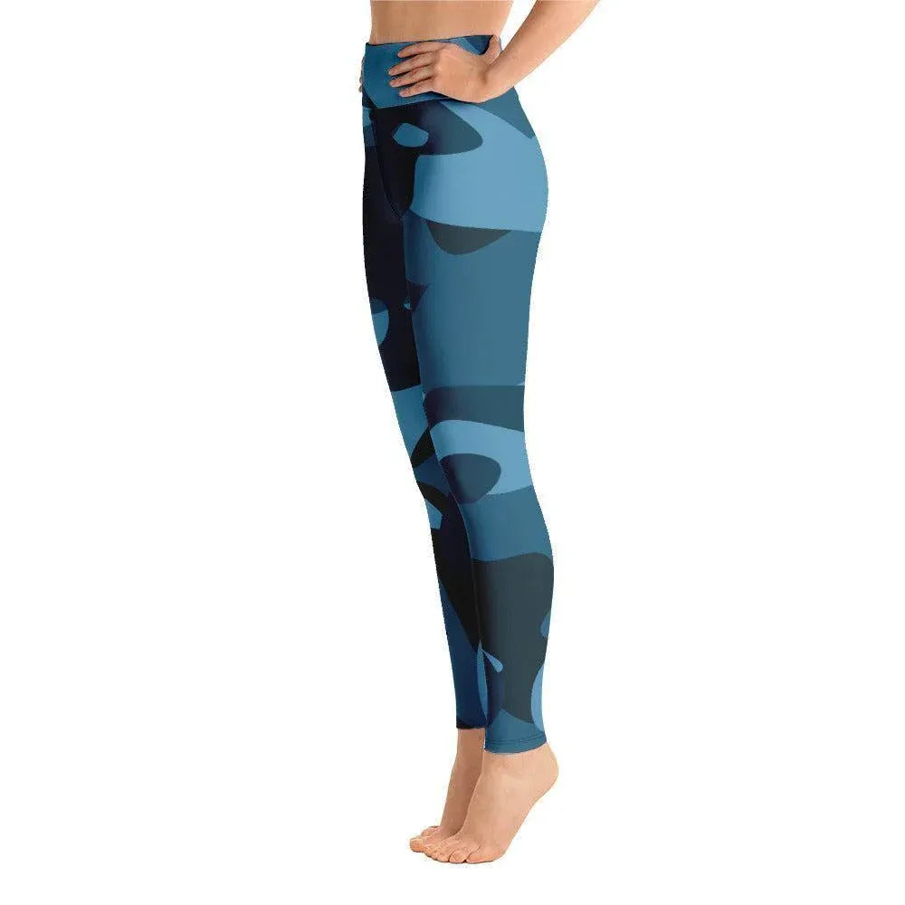 blau-camouflage-damen-yoga-leggings-yoga-leggings-jlr-design-2 - JLR Design
