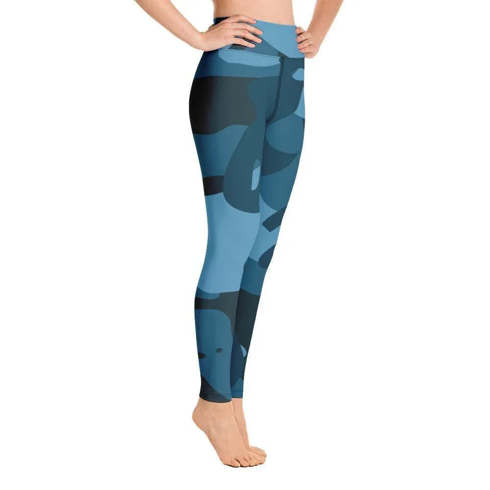 blau-camouflage-damen-yoga-leggings-yoga-leggings-jlr-design-3 - JLR Design