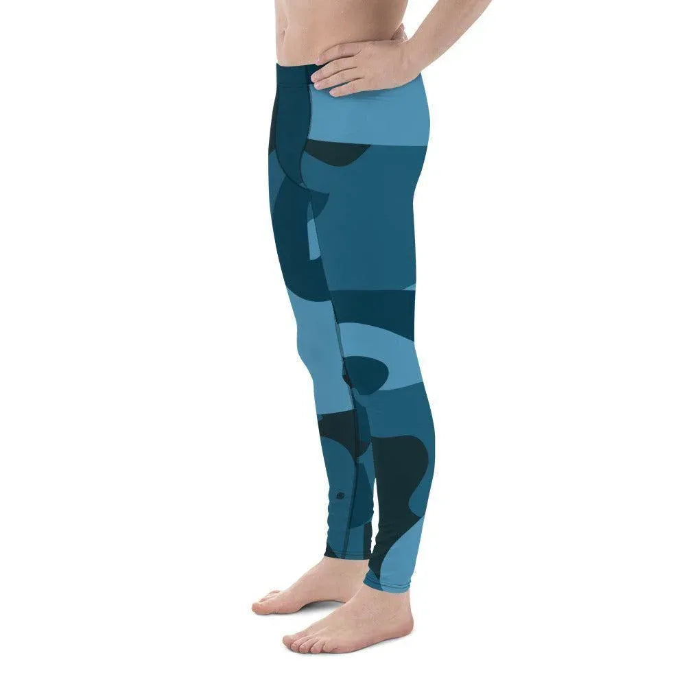 blau-camouflage-herren-leggings-leggings-jlr-design-3 - JLR Design