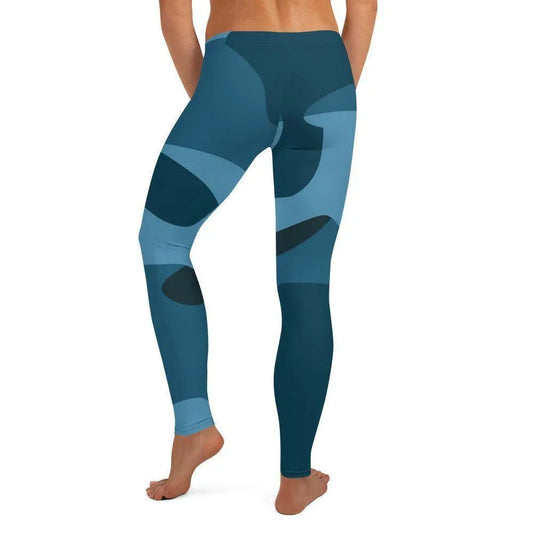 blaue-camouflage-damen-leggings-leggings-jlr-design-1 - JLR Design