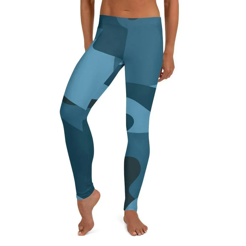blaue-camouflage-damen-leggings-leggings-jlr-design-2 - JLR Design