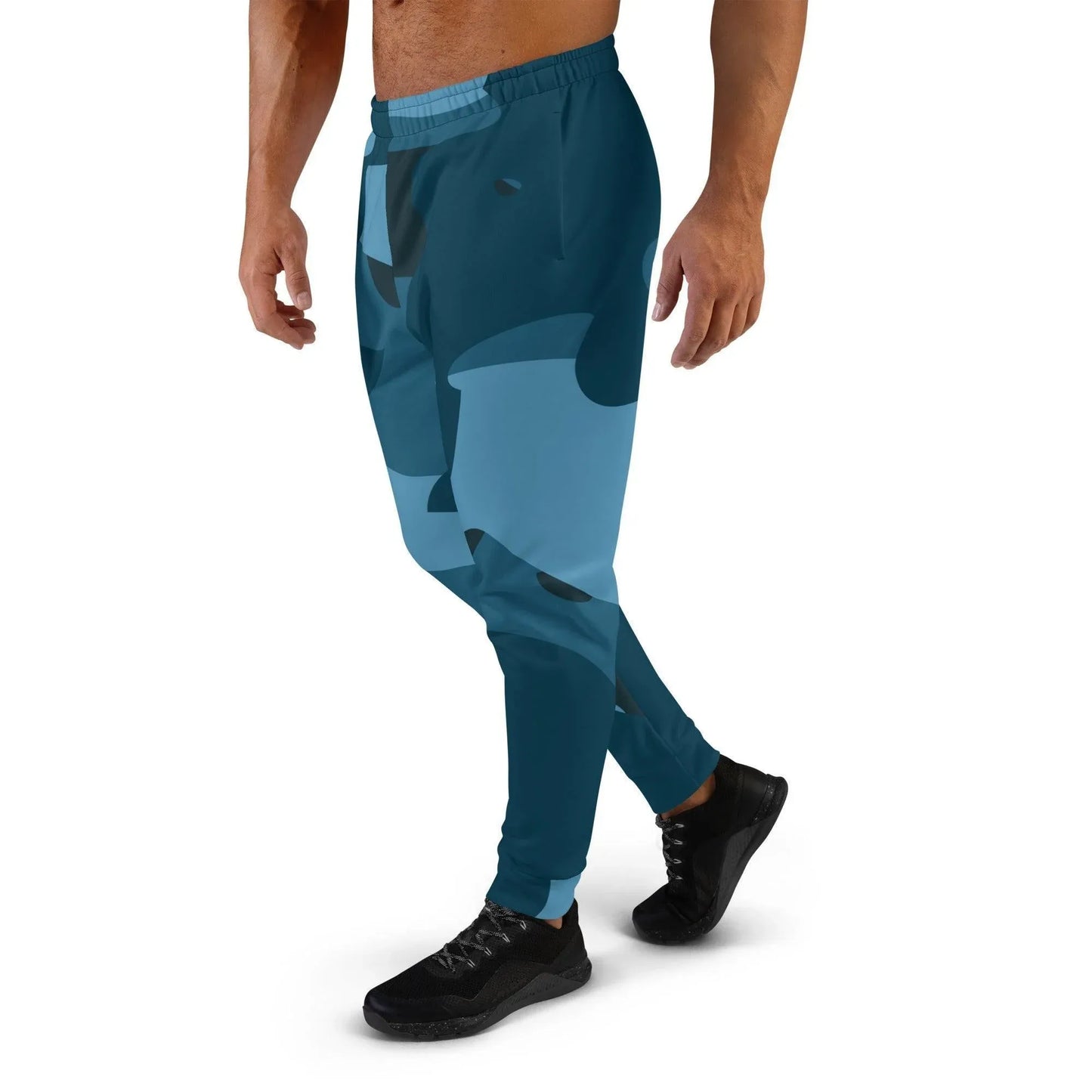 blaue-camouflage-herren-jogginghose-jogginghose-jlr-design-1 - JLR Design