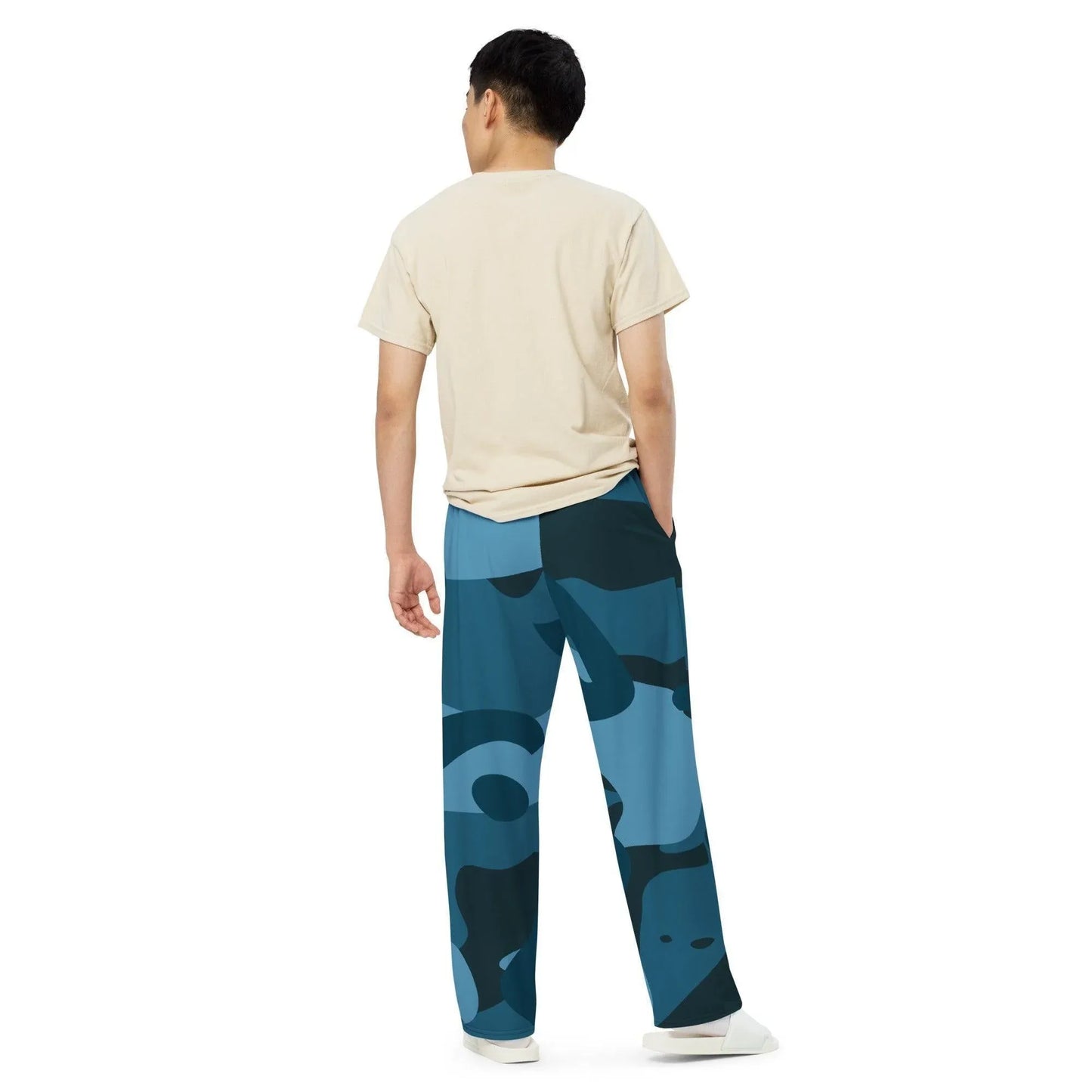 blaue-camouflage-hose-mit-weitem-bein-hose-mit-weitem-bein-jlr-design-3 - JLR Design