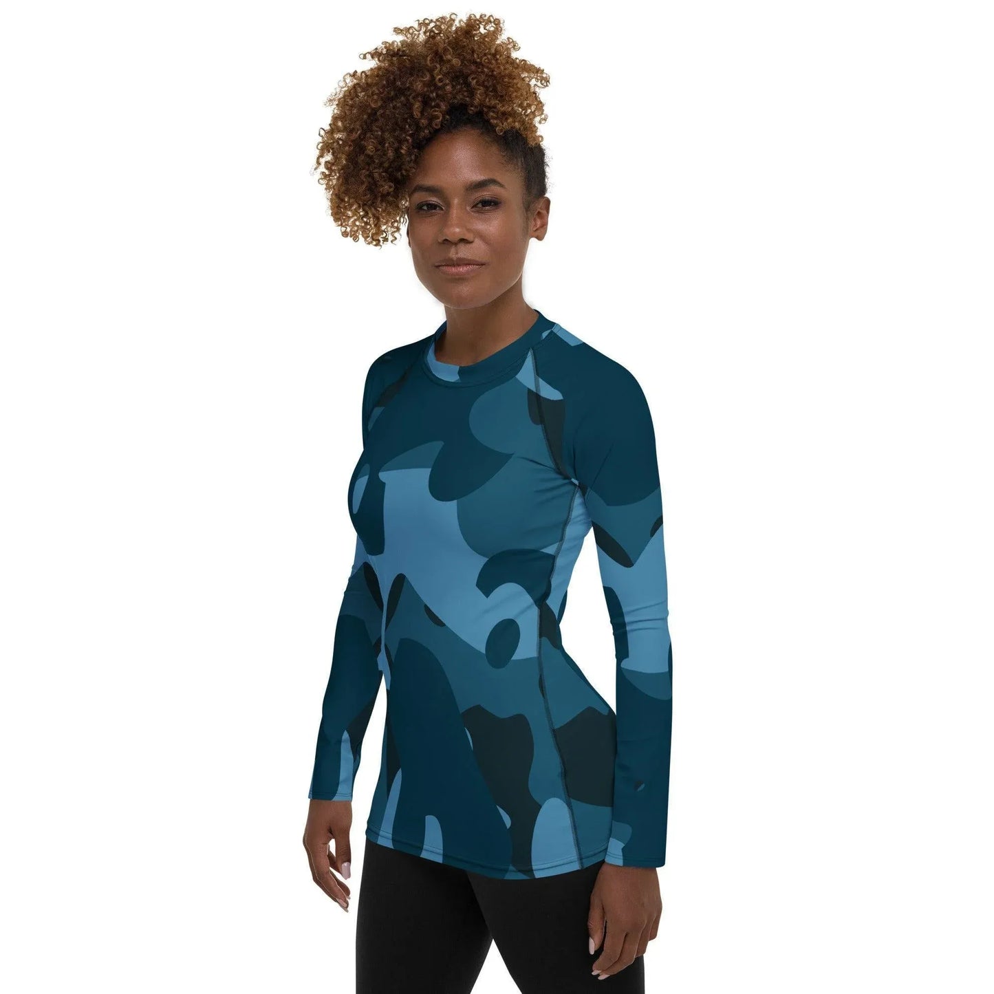 blaues-camouflage-damen-rash-guard-rash-guard-jlr-design-3 - JLR Design