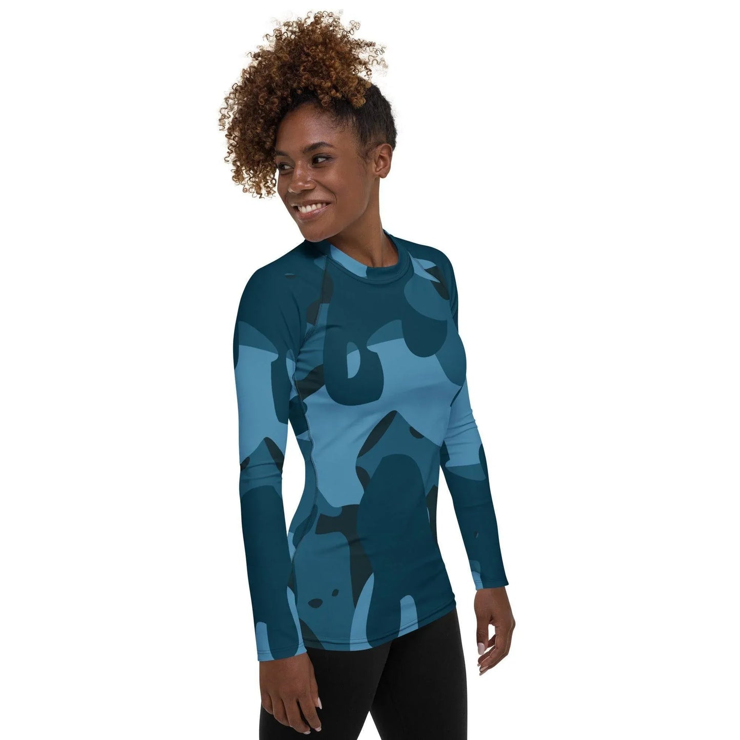 blaues-camouflage-damen-rash-guard-rash-guard-jlr-design-4 - JLR Design