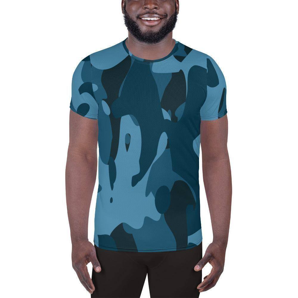 blaues-camouflage-sport-t-shirt-fur-herren-sport-t-shirt-jlr-design-1 - JLR Design