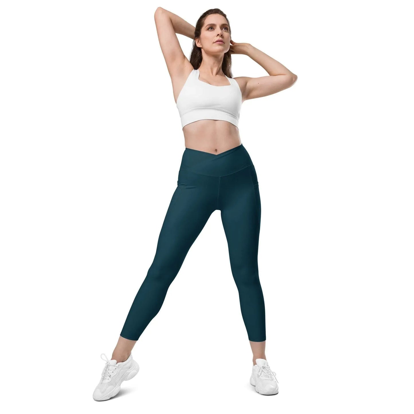 blauwal-damen-v-bund-leggings-mit-taschen-v-bund-leggings-jlr-design-3 - JLR Design