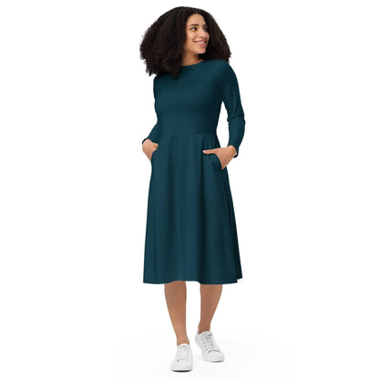 blauwal-langarmliges-midikleid-midikleid-jlr-design-1 - JLR Design