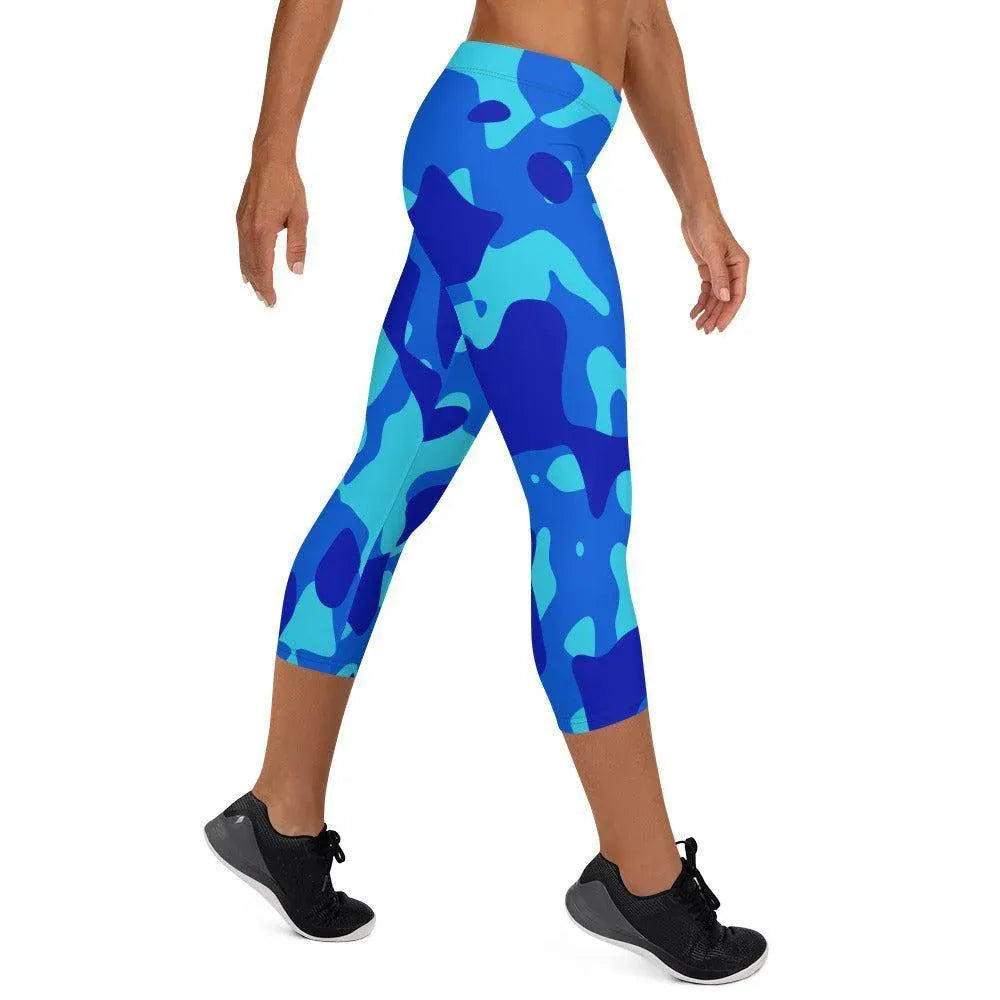 blue-camouflage-damen-capri-leggings-capri-leggings-jlr-design-4 - JLR Design