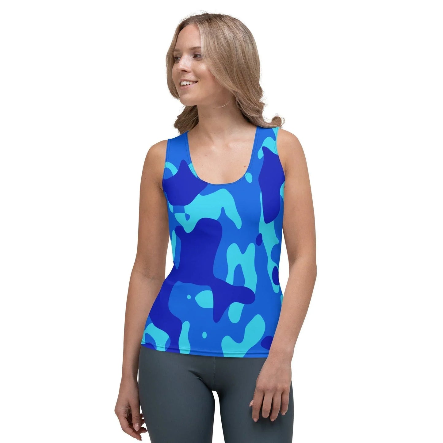 blue-camouflage-damen-tank-top-tank-top-jlr-design-2 - JLR Design