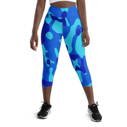 blue-camouflage-damen-yoga-capri-leggings-yoga-capri-leggings-jlr-design-2 - JLR Design