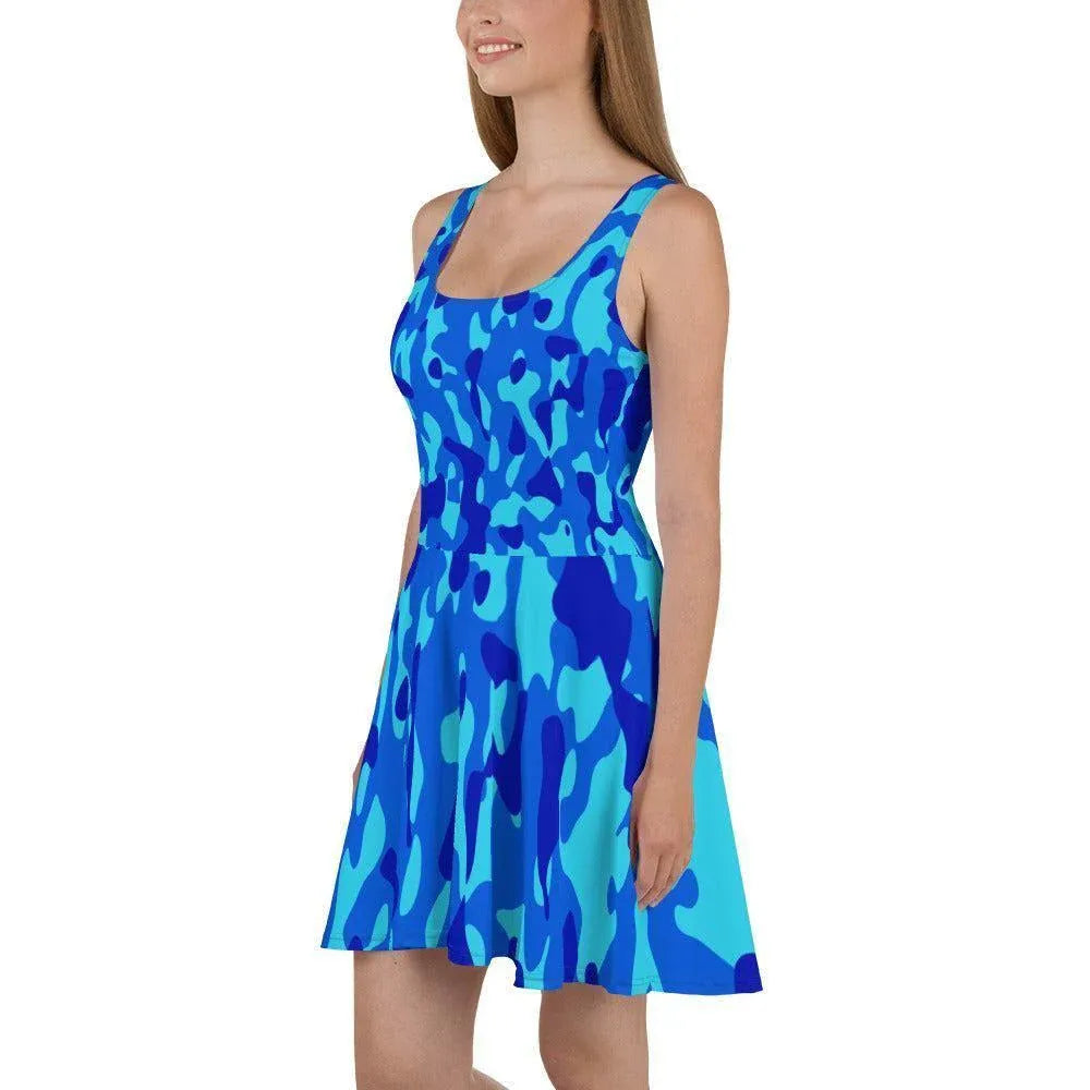 blue-camouflage-skater-kleid-skater-kleid-jlr-design-1 - JLR Design