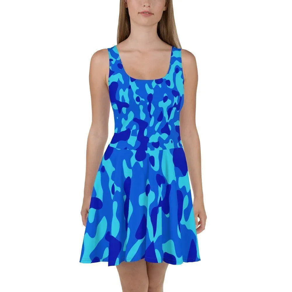 blue-camouflage-skater-kleid-skater-kleid-jlr-design-2 - JLR Design