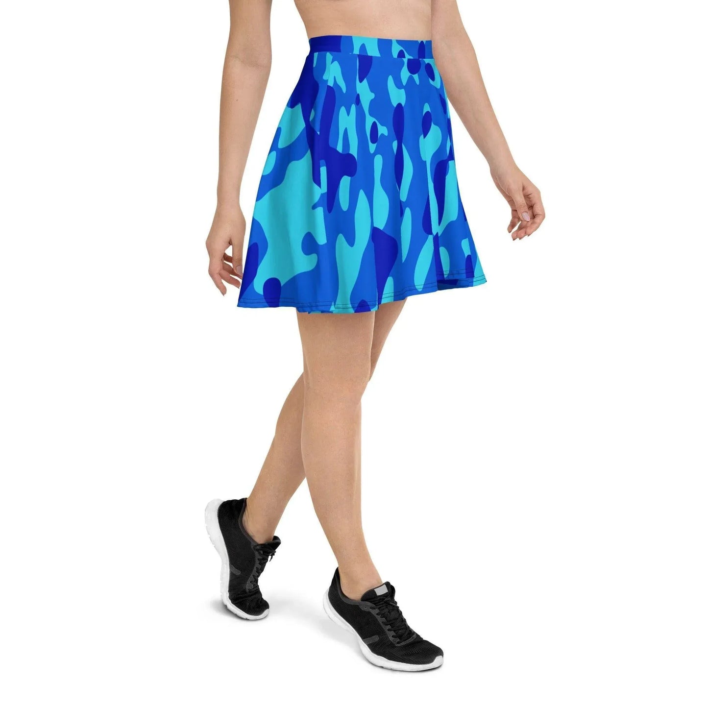 blue-camouflage-skater-rock-or-urban-blue-design-or-a-linie-mit-uv-schutz-upf-50-and-nachhaltigem-material-skater-rock-jlr-design-4 - JLR Design