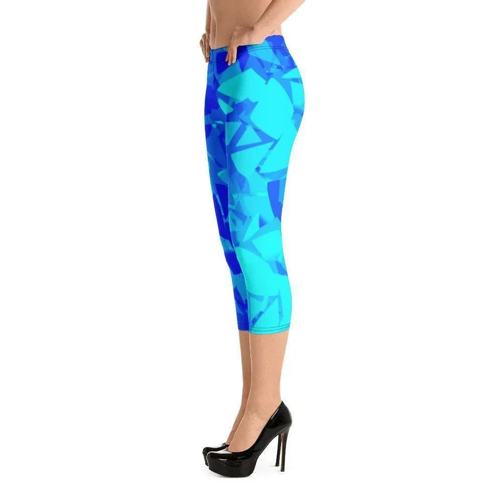 blue-crystal-damen-capri-leggings-capri-leggings-jlr-design-3 - JLR Design