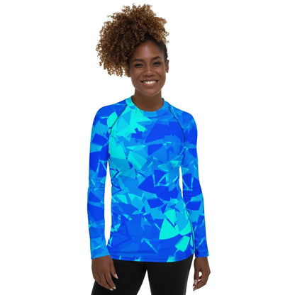 blue-crystal-damen-rash-guard-rash-guard-jlr-design-1 - JLR Design