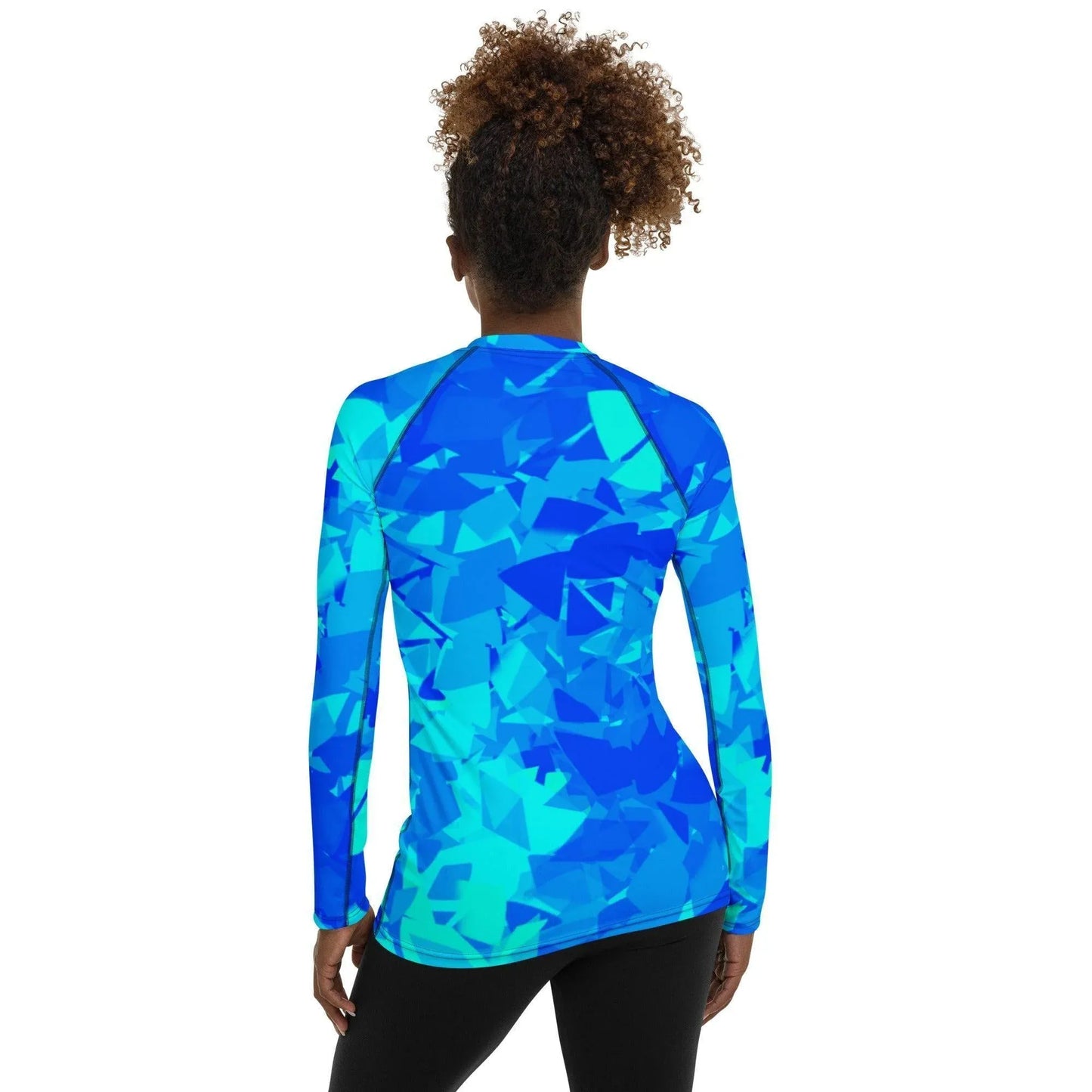 blue-crystal-damen-rash-guard-rash-guard-jlr-design-2 - JLR Design