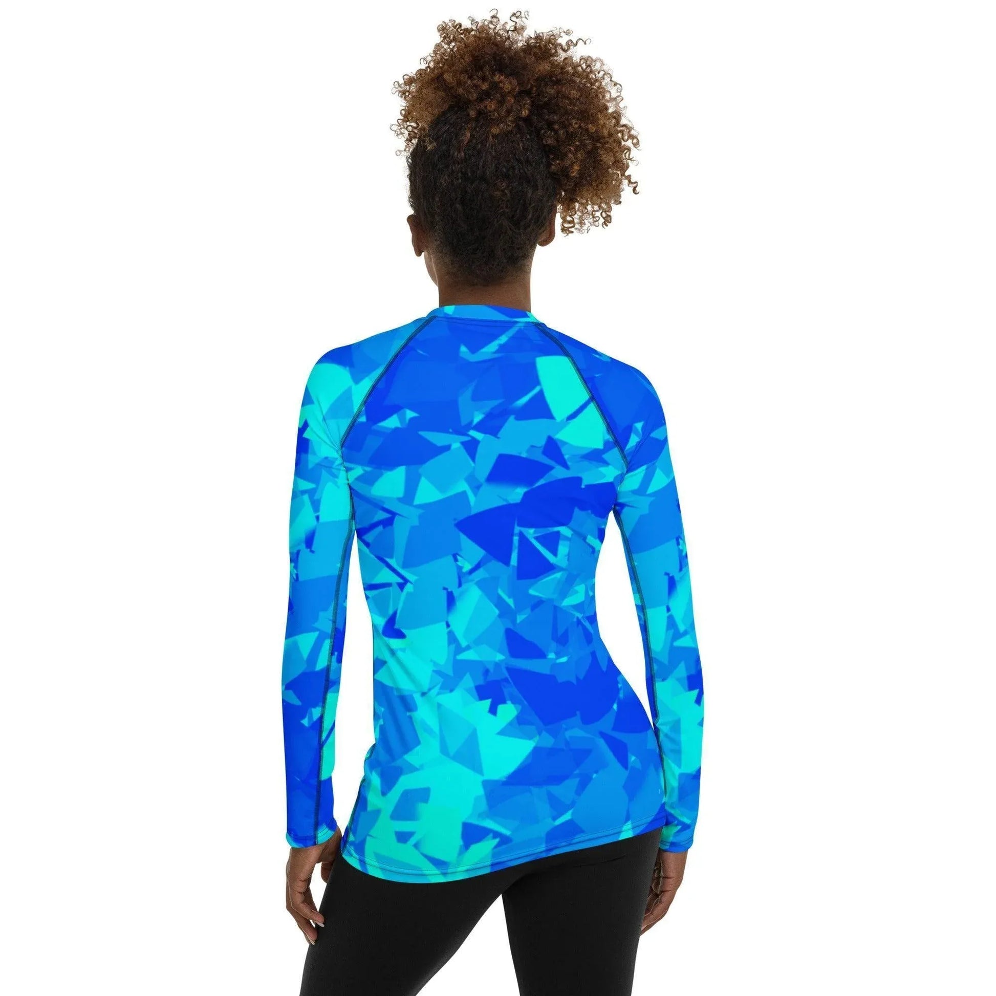 blue-crystal-damen-rash-guard-rash-guard-jlr-design-2 - JLR Design