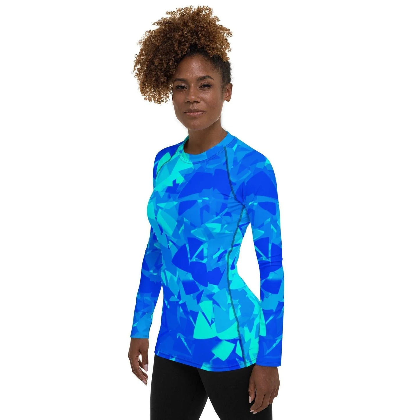 blue-crystal-damen-rash-guard-rash-guard-jlr-design-3 - JLR Design