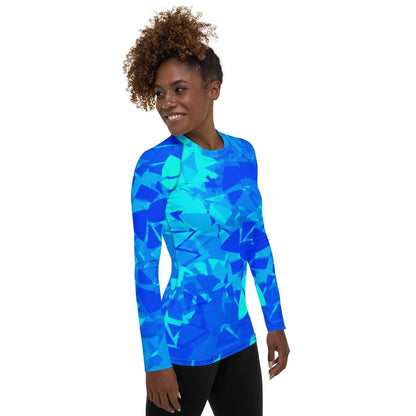 blue-crystal-damen-rash-guard-rash-guard-jlr-design-4 - JLR Design