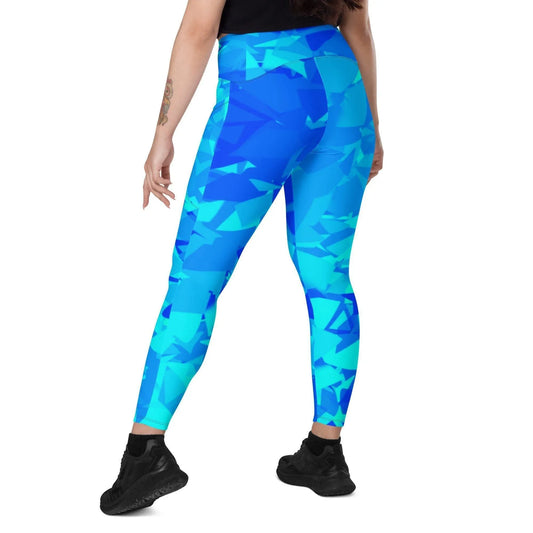 blue-crystal-damen-v-bund-leggings-mit-taschen-v-bund-leggings-jlr-design-1 - JLR Design