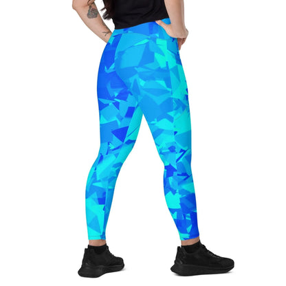 blue-crystal-damen-v-bund-leggings-mit-taschen-v-bund-leggings-jlr-design-3 - JLR Design
