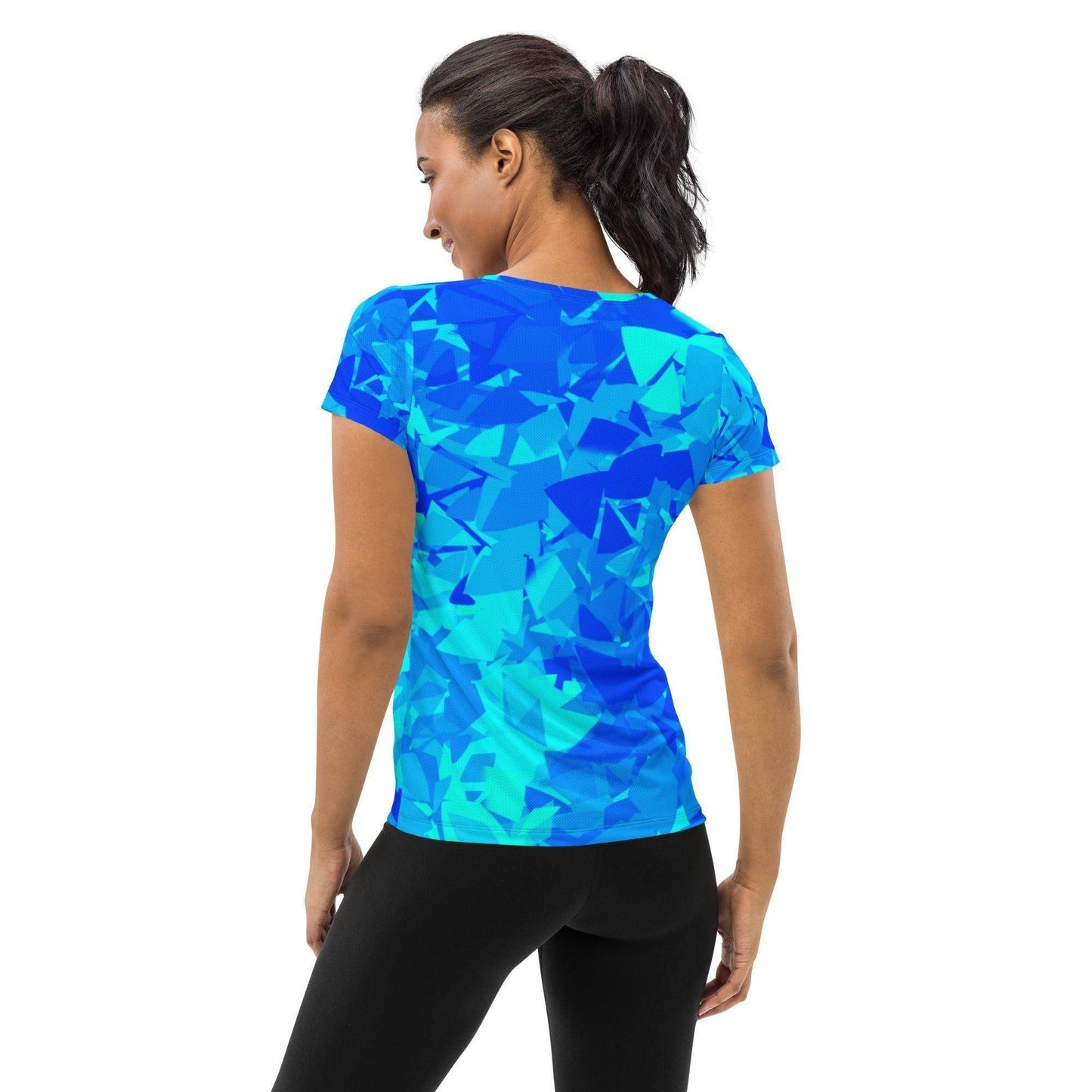 blue-crystal-sport-t-shirt-fur-damen-sport-t-shirt-jlr-design-2 - JLR Design