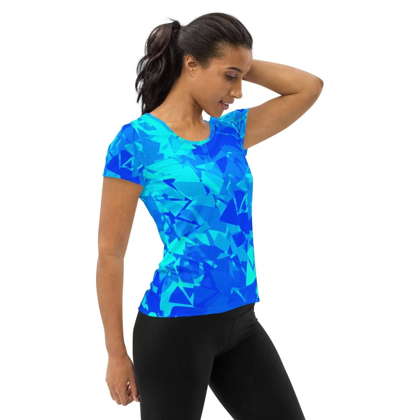 blue-crystal-sport-t-shirt-fur-damen-sport-t-shirt-jlr-design-3 - JLR Design