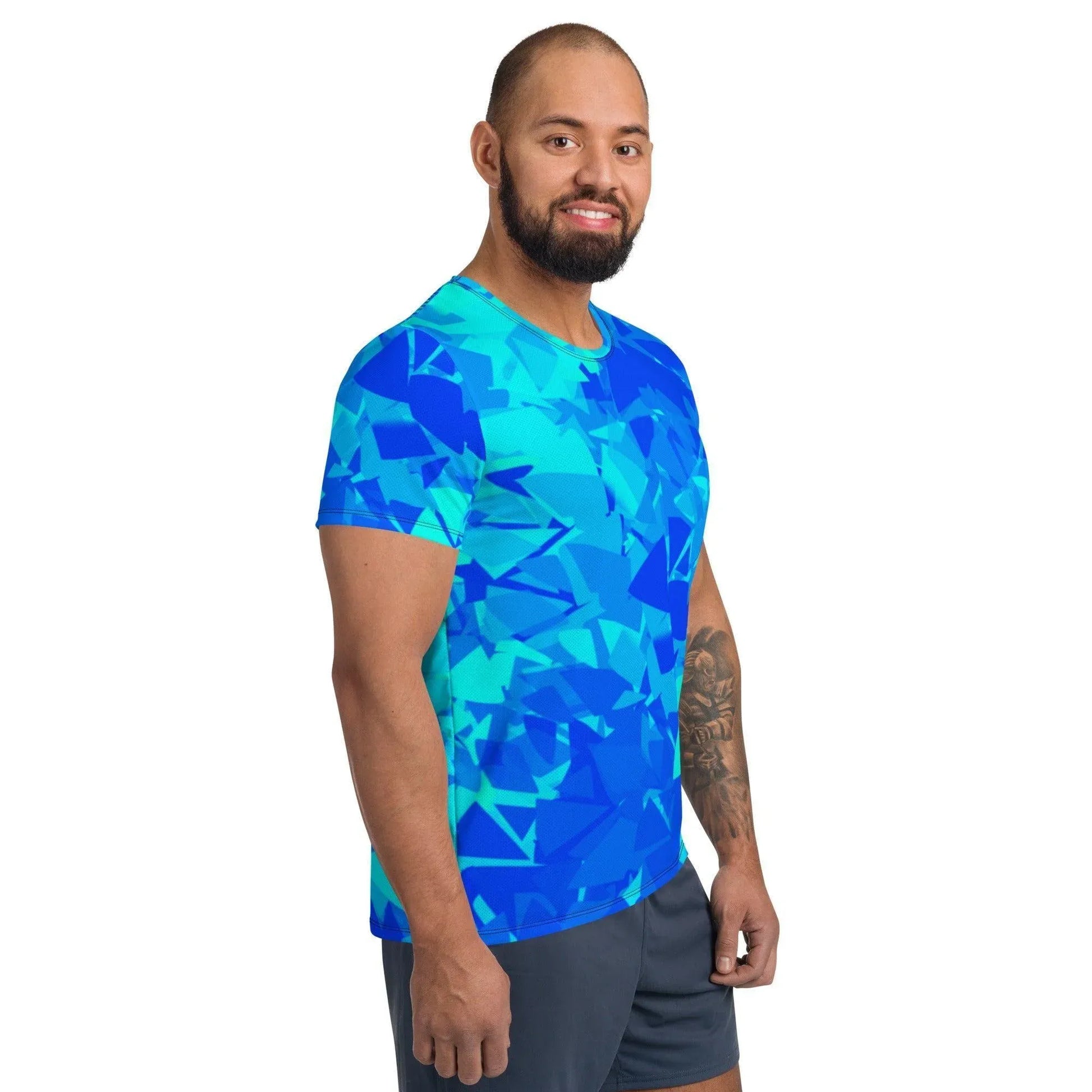 blue-crystal-sport-t-shirt-fur-herren-sport-t-shirt-jlr-design-3 - JLR Design