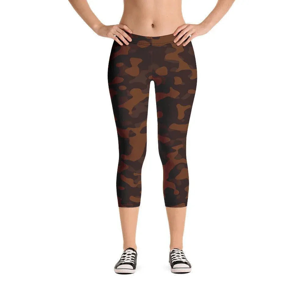 braune-camouflage-damen-capri-leggings-capri-leggings-jlr-design-3 - JLR Design