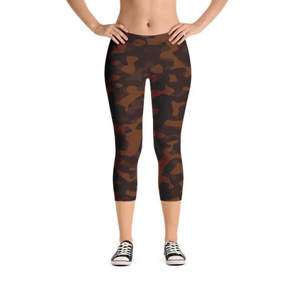 braune-camouflage-damen-capri-leggings-capri-leggings-jlr-design-3 - JLR Design