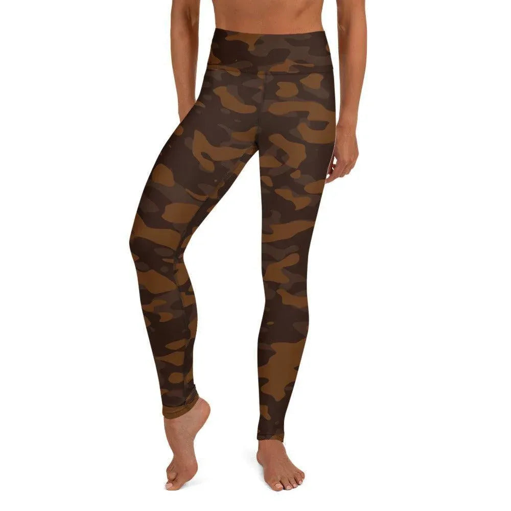 braune-camouflage-damen-yoga-leggings-yoga-leggings-jlr-design-1 - JLR Design