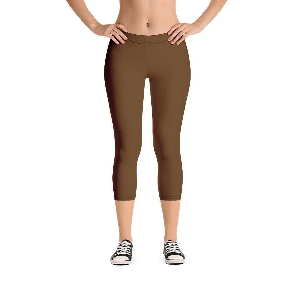 braune-damen-capri-leggings-capri-leggings-jlr-design-2 - JLR Design