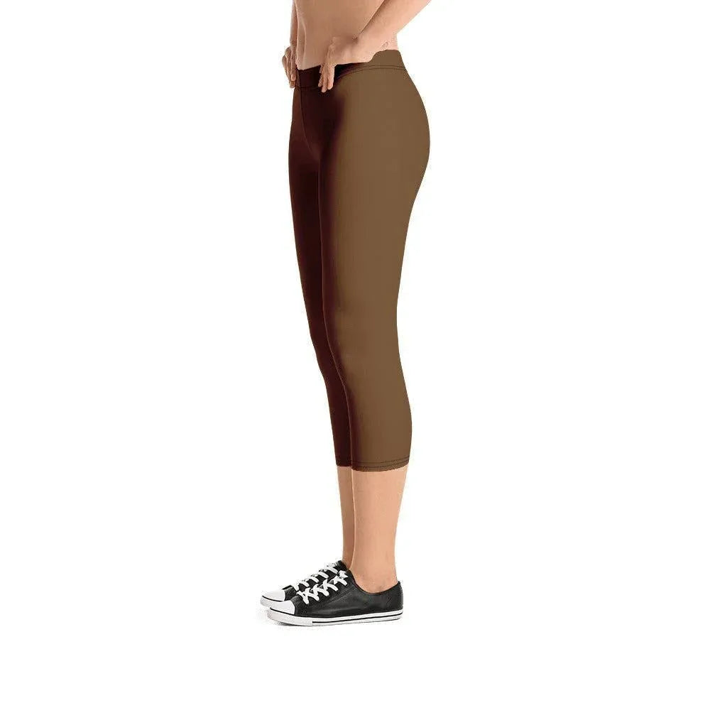braune-damen-capri-leggings-capri-leggings-jlr-design-3 - JLR Design