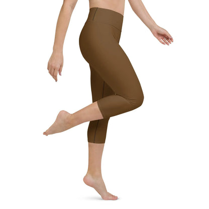 braune-damen-yoga-capri-leggings-yoga-capri-leggings-jlr-design-1 - JLR Design