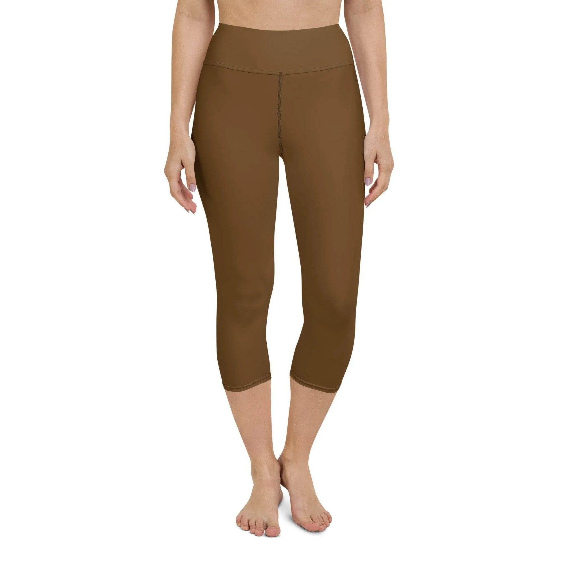 braune-damen-yoga-capri-leggings-yoga-capri-leggings-jlr-design-2 - JLR Design