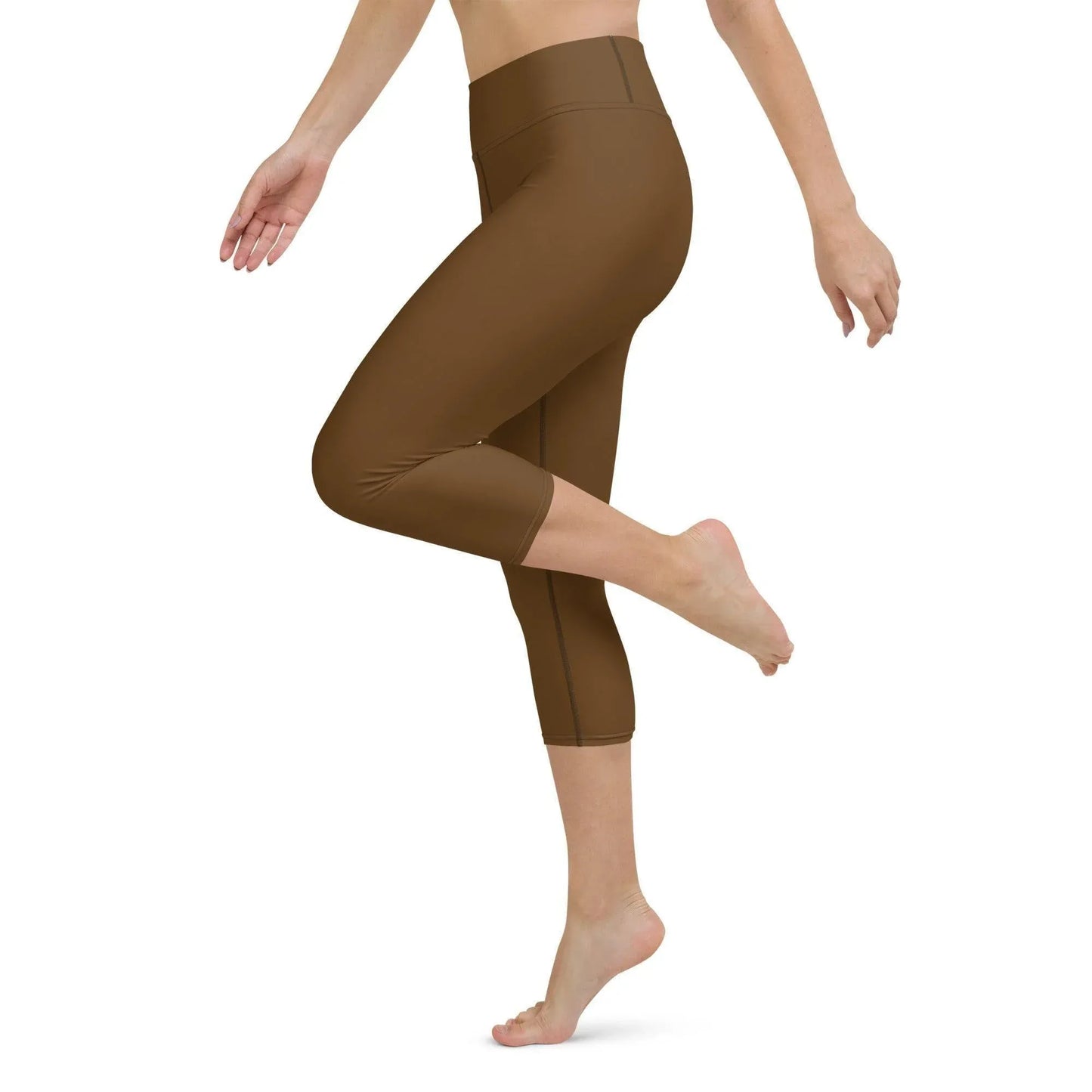braune-damen-yoga-capri-leggings-yoga-capri-leggings-jlr-design-3 - JLR Design
