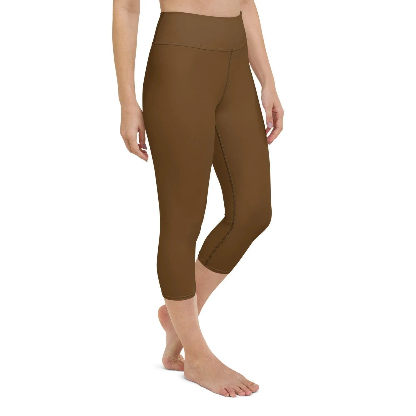 braune-damen-yoga-capri-leggings-yoga-capri-leggings-jlr-design-5 - JLR Design