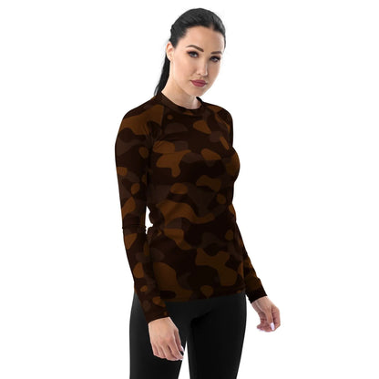 braunes-camouflage-damen-rash-guard-rash-guard-jlr-design-4 - JLR Design