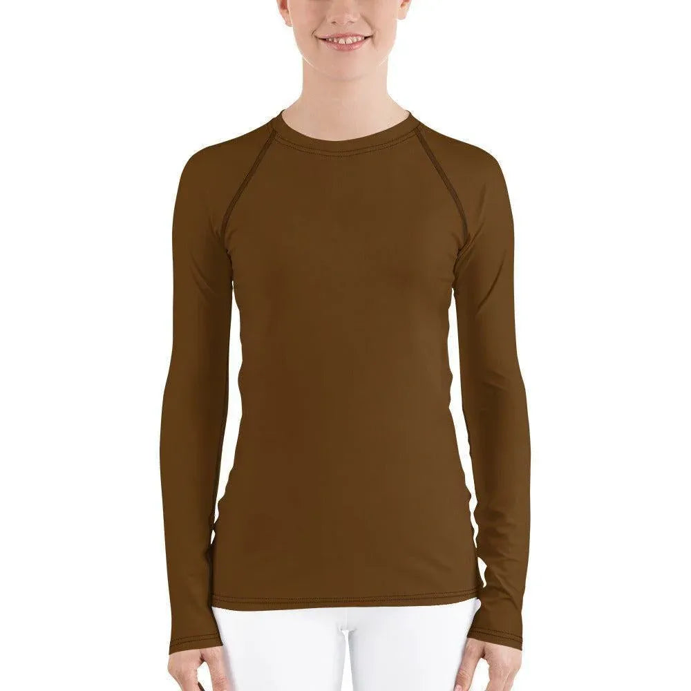 braunes-damen-rash-guard-rash-guard-jlr-design-1 - JLR Design