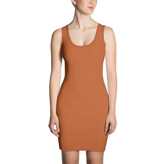braunes-enganliegendes-kleid-kleid-jlr-design-1 - JLR Design