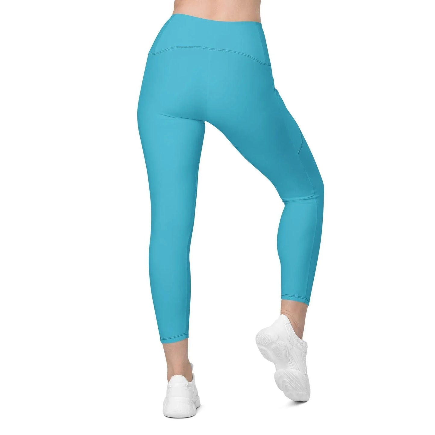 bright-summer-sky-damen-v-bund-leggings-mit-taschen-v-bund-leggings-jlr-design-6 - JLR Design