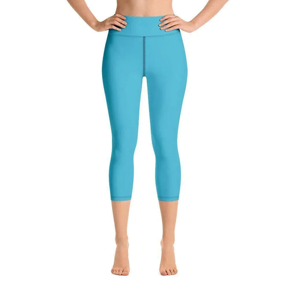 bright-summer-sky-damen-yoga-capri-leggings-yoga-capri-leggings-jlr-design-1 - JLR Design