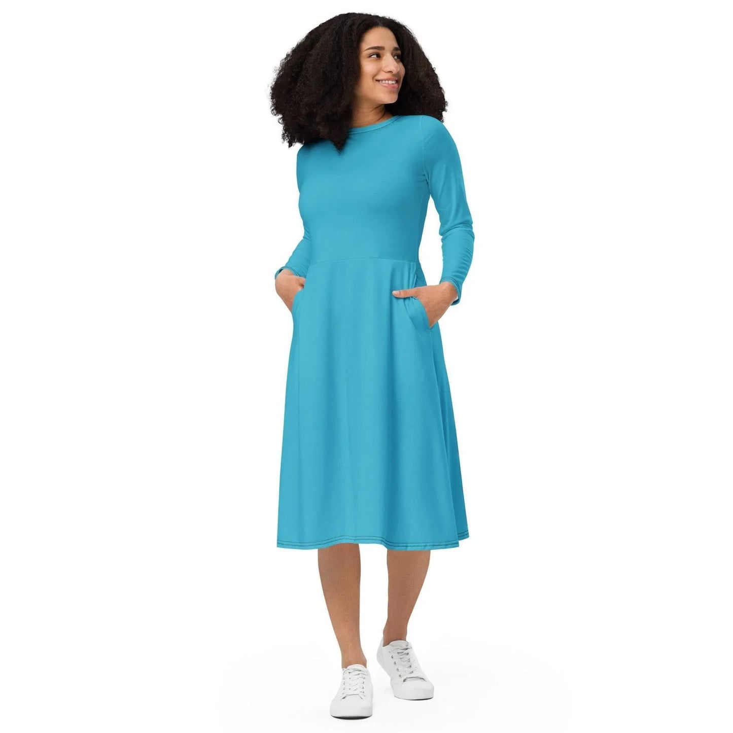 bright-summer-sky-langarmliges-midikleid-midikleid-jlr-design-2 - JLR Design