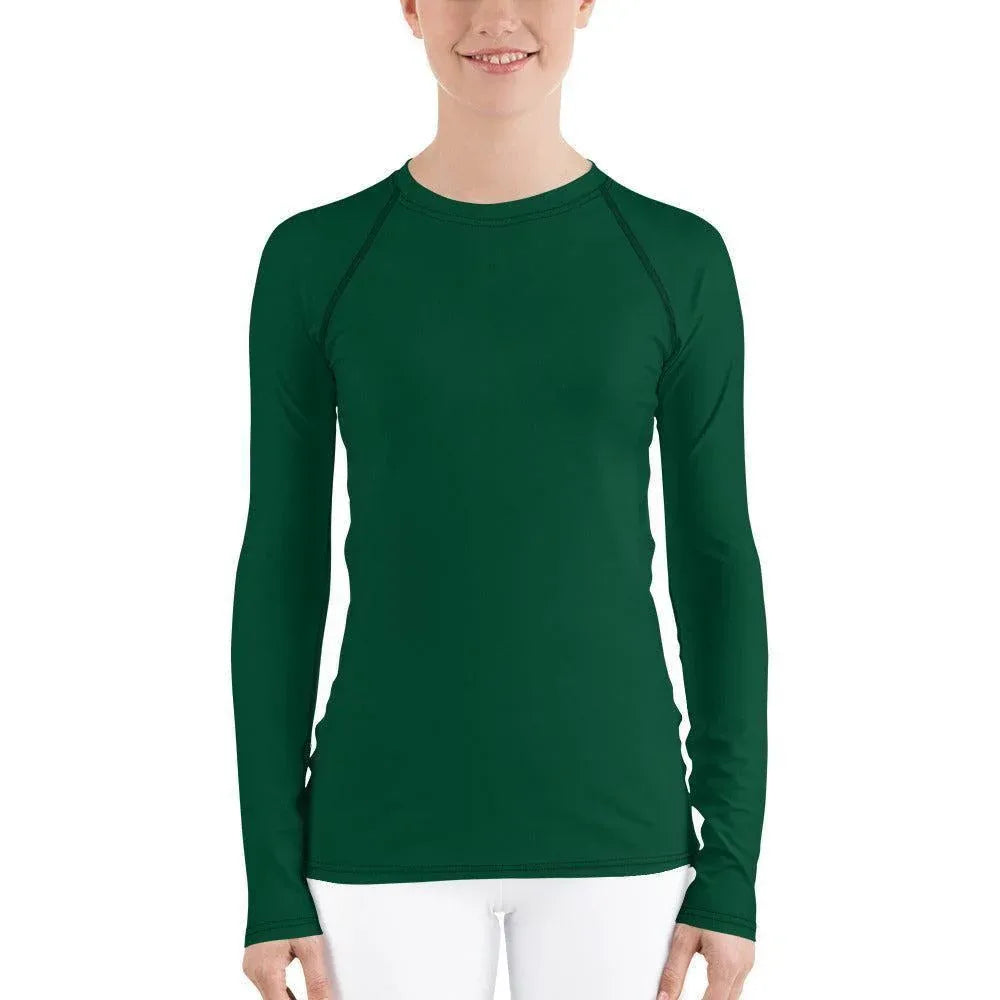 british-racing-green-damen-rash-guard-rash-guard-jlr-design-1 - JLR Design